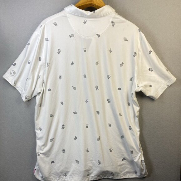 Puma Arnold Palmer Cloudspun Polo Shirt Mens XL Lemons Dadcore Golf Workwear EUC - Picture 10 of 10